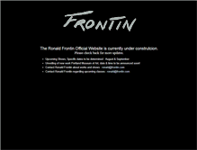 Tablet Screenshot of frontin.com